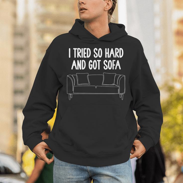 I Tried So Hard And Got Sofa Lazy Introvert Unisex Hoodie I Tried So Hard And Got Sofa Lazy Introvert Unisex Hoodie
