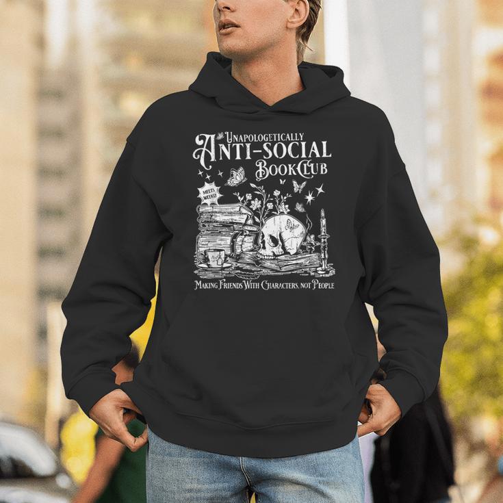 Unapologetically Anti Social Book Club Introvert Reader Unisex Hoodie Unapologetically Anti Social Book Club Introvert Reader Unisex Hoodie