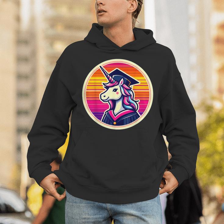 Unicorn University Graduation Graduating School Girl Cute Unisex Hoodie