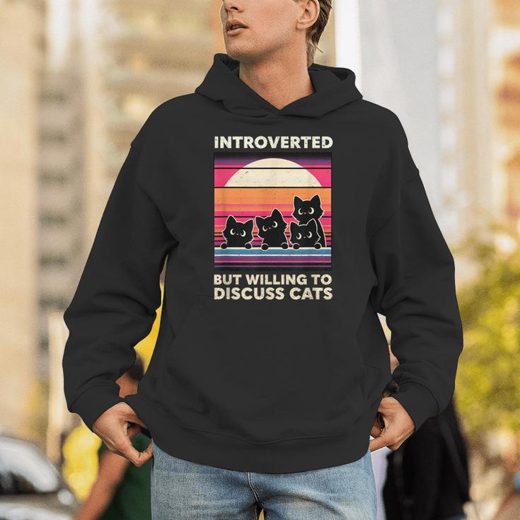 Unique Art For Introverted Cat Fans -Adults Cat Humorous Introvert Small Unisex Hoodie Unique Art For Introverted Cat Fans -Adults Cat Humorous Introvert Small Unisex Hoodie