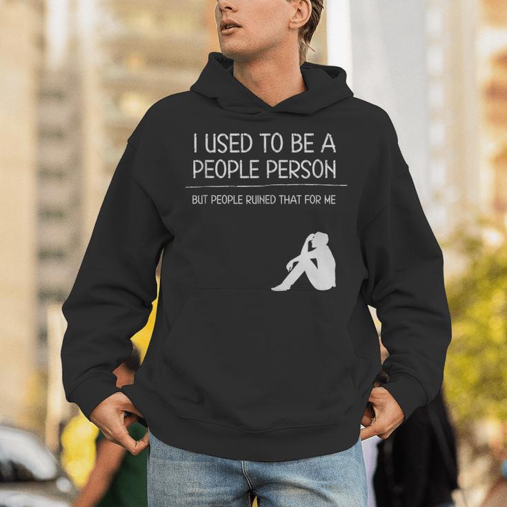 I Used To Be A People Person Introvert Unisex Hoodie I Used To Be A People Person Introvert Unisex Hoodie