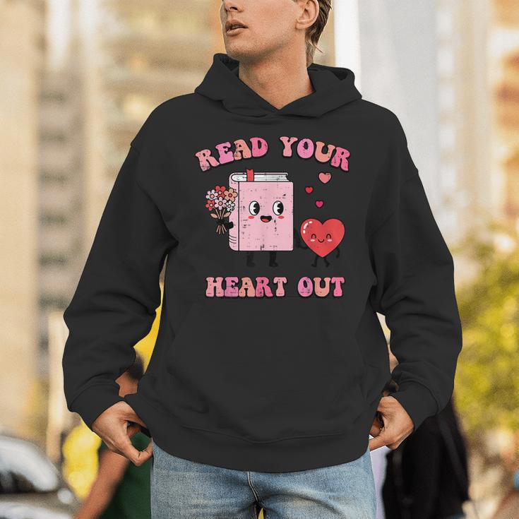 Valentines Day Book Read Your Heart Out Women Men Kids Unisex Hoodie Valentines Day Book Read Your Heart Out Women Men Kids Unisex Hoodie