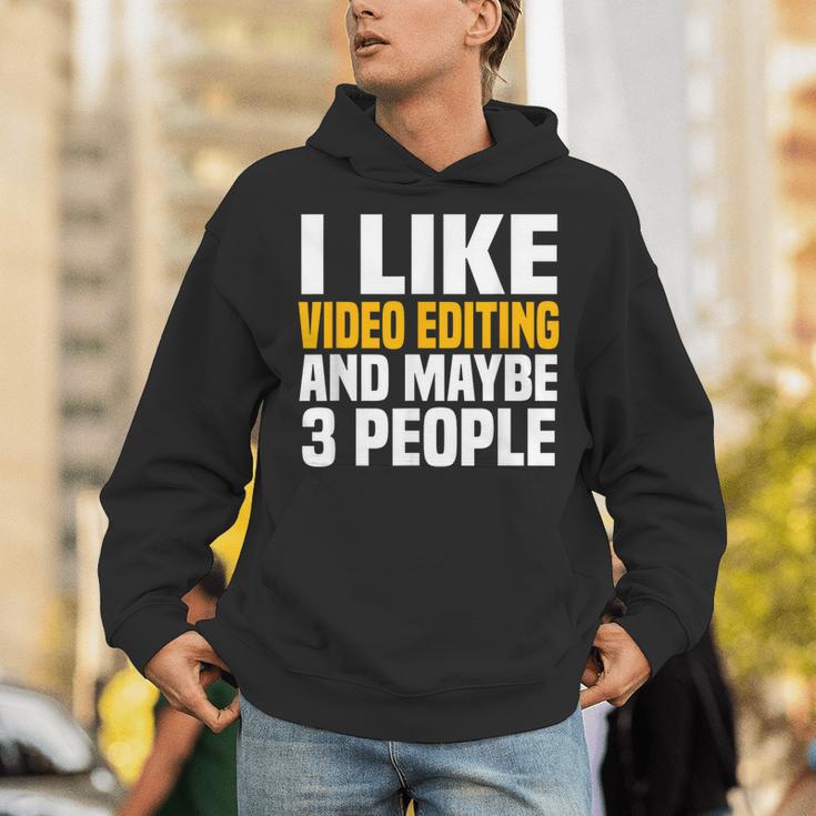 Video Editor Introvert Editing Production Filmmaking Job Unisex Hoodie Video Editor Introvert Editing Production Filmmaking Job Unisex Hoodie