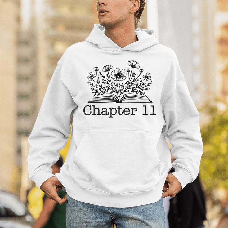 11th Birthday Girl Chapter 11 Reading Book Lover 11 Year Old Unisex Hoodie