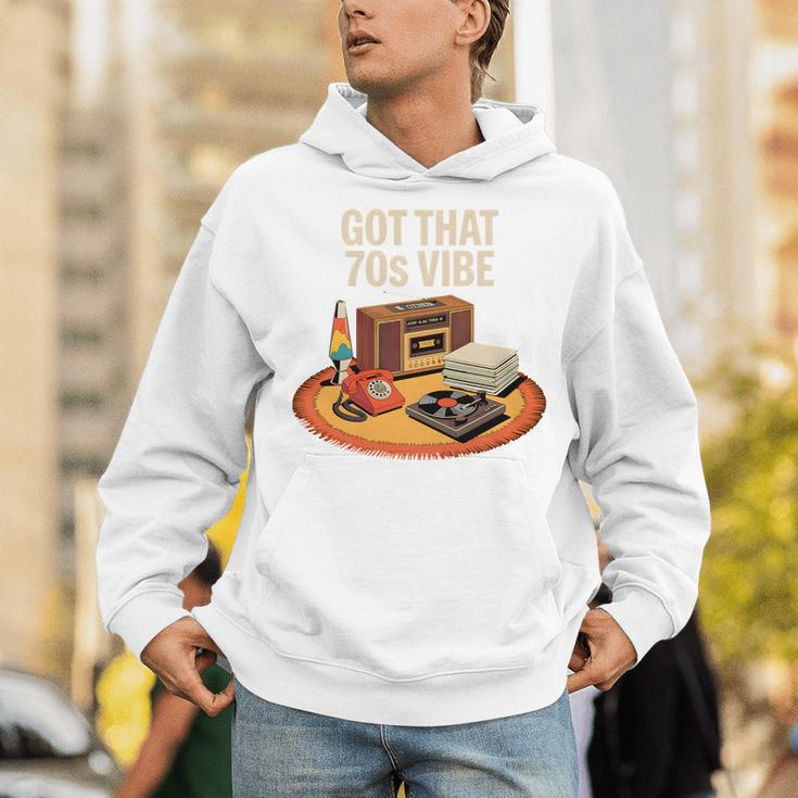 1970s 70s Reunion Nostalgia Memories Music School Grew Up Premium Tri-Blend Unisex Hoodie