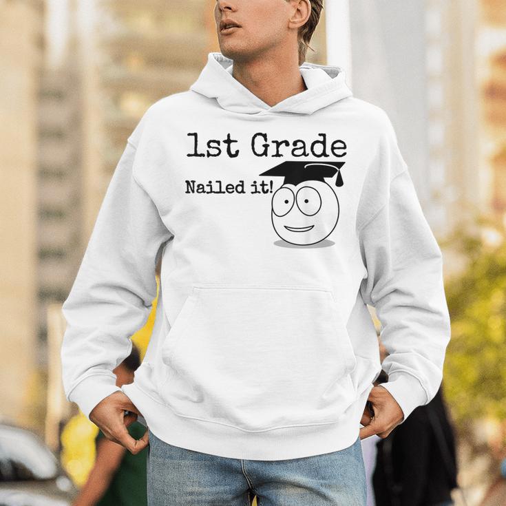 1st Grade Nailed It Kids Graduation TShirt Second Grade Unisex Hoodie