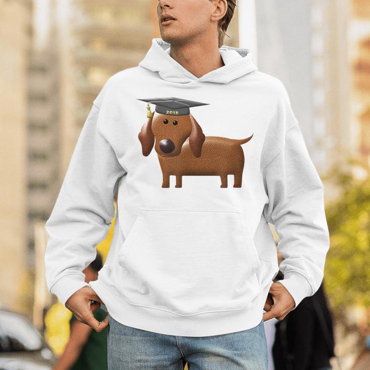 2018 Dog Graduation Shirt Dachshund Graduation For Men Women Kids Unisex Hoodie