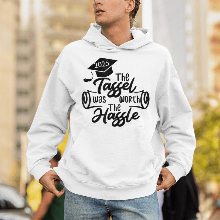 2025 Graduation The Tassel Was Worth The Hassle University Unisex Hoodie