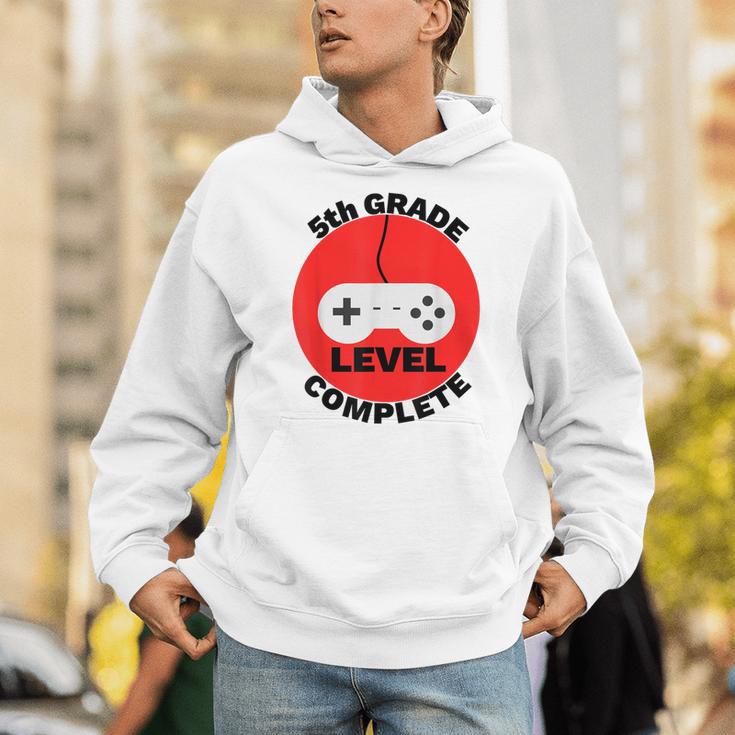 5th Grade Level Complete Gamer Graduation Unisex Hoodie