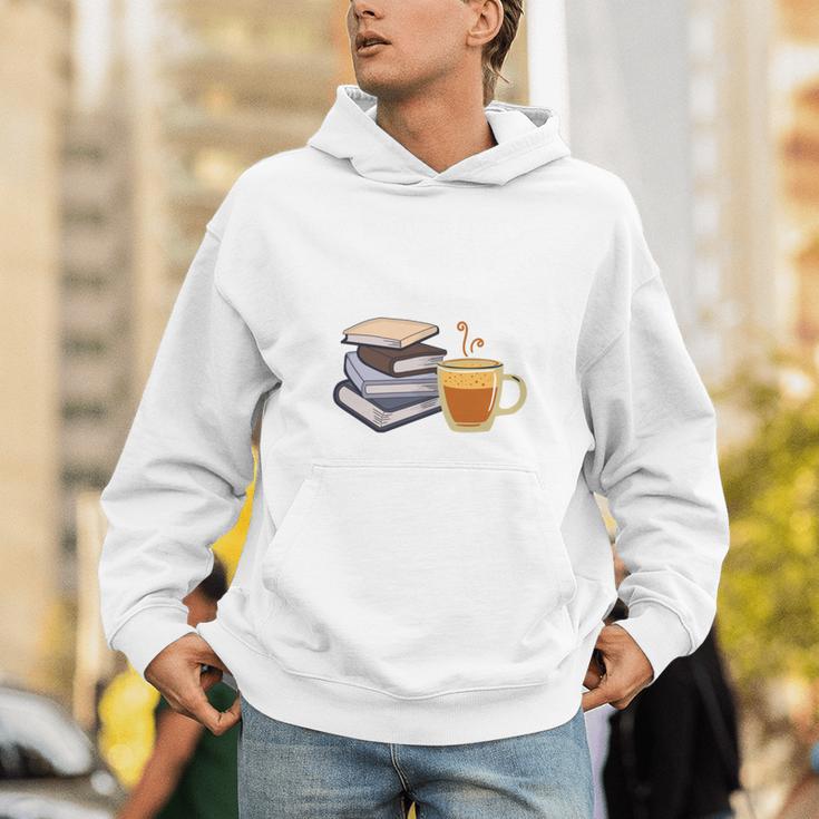 67 Read Every Night Quote For Book Lovers &Coffee Fans Unisex Hoodie