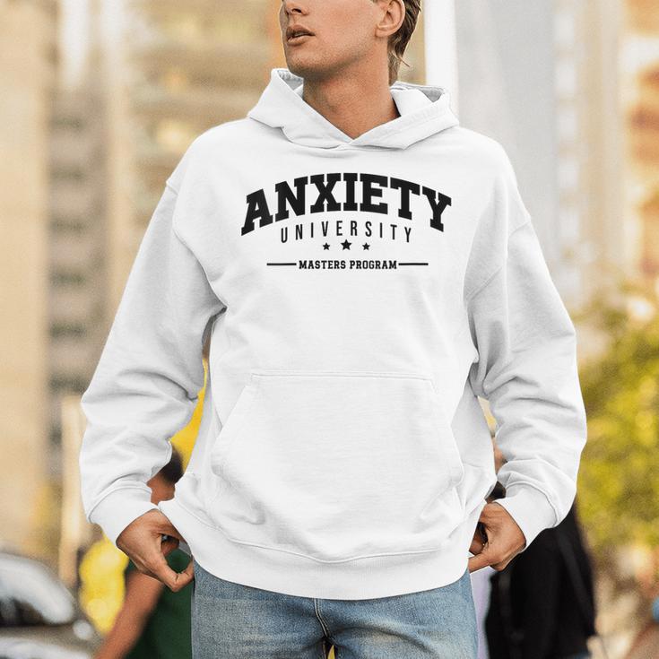 Anxiety University Anxious Antisocial Introvert Unisex Hoodie