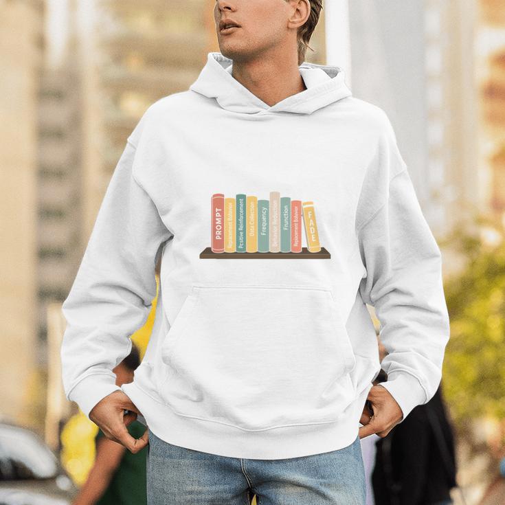 Applied Behavior Analysis Book Wildflower ABA RBT Therapist Unisex Hoodie Applied Behavior Analysis Book Wildflower ABA RBT Therapist Unisex Hoodie