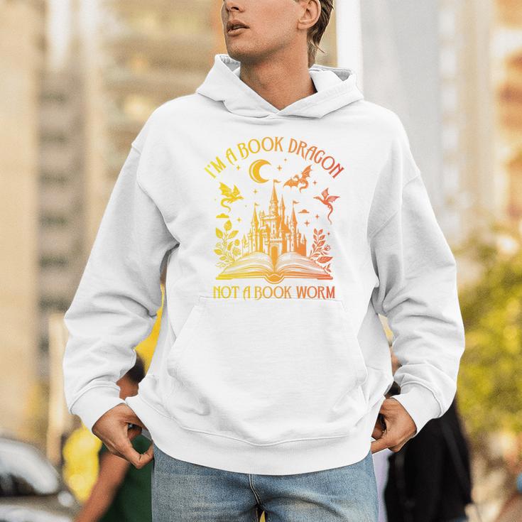 Book Dragon Not Book Worm Premium Unisex Hoodie