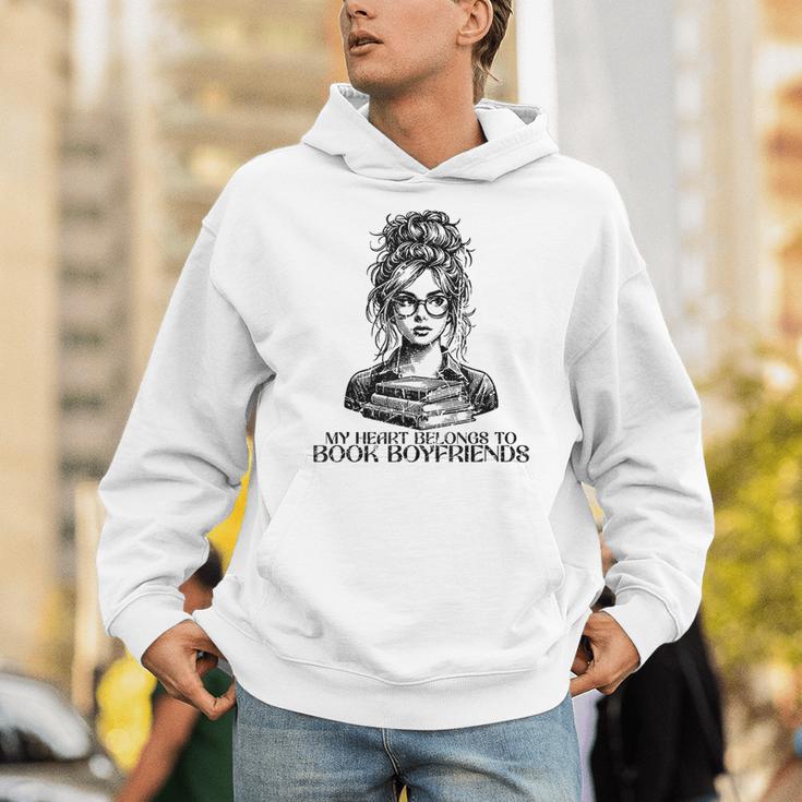 Book Lover Bent Over a Book Unisex Hoodie Book Lover Bent Over a Book Unisex Hoodie