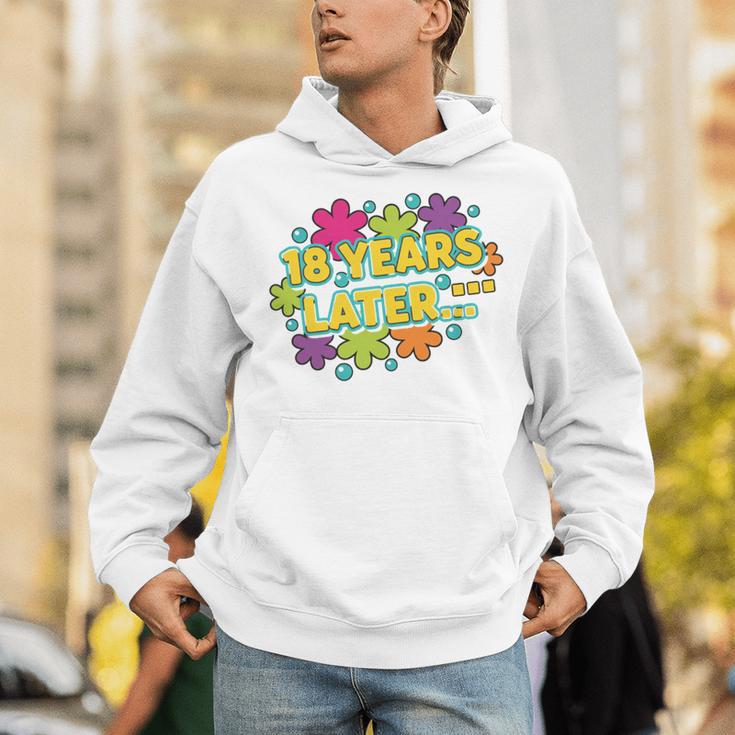 Cartoons Retro 18 Years Later Groovy Pop Art Nostalgia Unisex Hoodie
