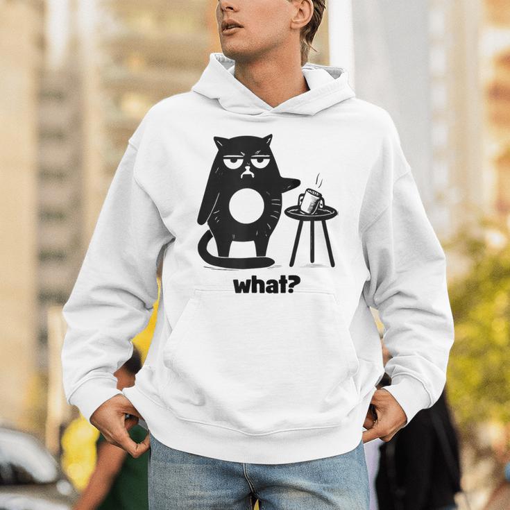 Cat What Humor Introvert Anti-Social Unisex Hoodie Cat What Humor Introvert Anti-Social Unisex Hoodie