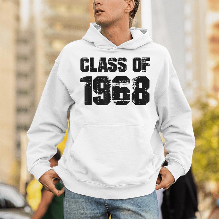 Class Of 1968 High School College Graduation Reunion Unisex Hoodie