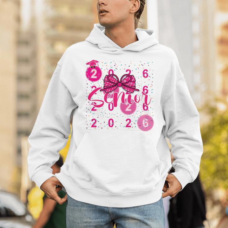 Class Of 2026 Senior Coquette Pink Bow Graduation Family Premium Tri-Blend Unisex Hoodie