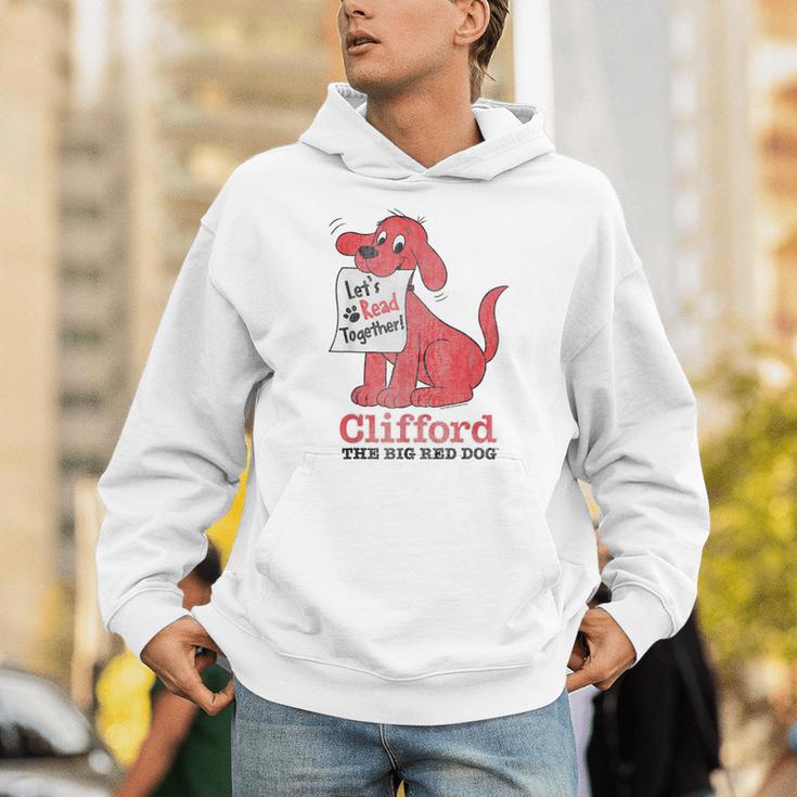 Clifford The Big Red Dog Let's Read Together Vintage Book Unisex Hoodie