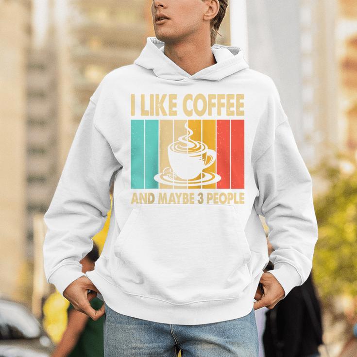 I Like Coffee And Maybe 3 People Introvert Anti-Social Raglan Baseball Tee Unisex Hoodie I Like Coffee And Maybe 3 People Introvert Anti-Social Raglan Baseball Tee Unisex Hoodie