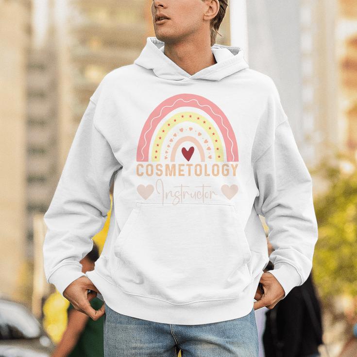Cosmetology Instructor Cosmetologist Graduation Rainbow Unisex Hoodie