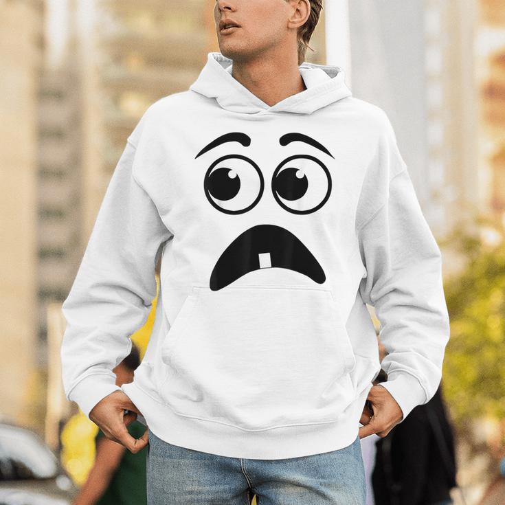 Creepy Face Carrot Halloween Book Character Costume Unisex Hoodie