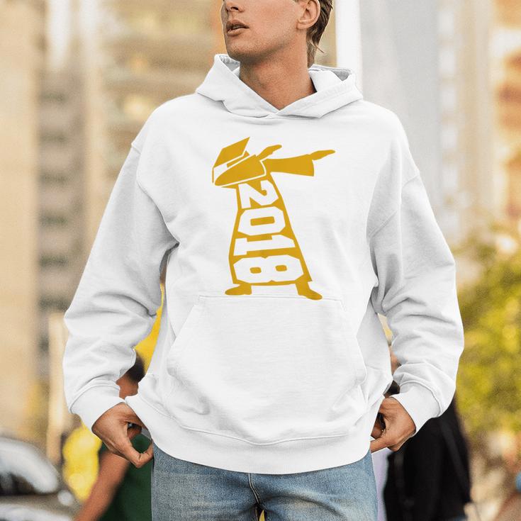 Dabbing Graduation Class Of 2018 T-Shirt School Colors Unisex Hoodie