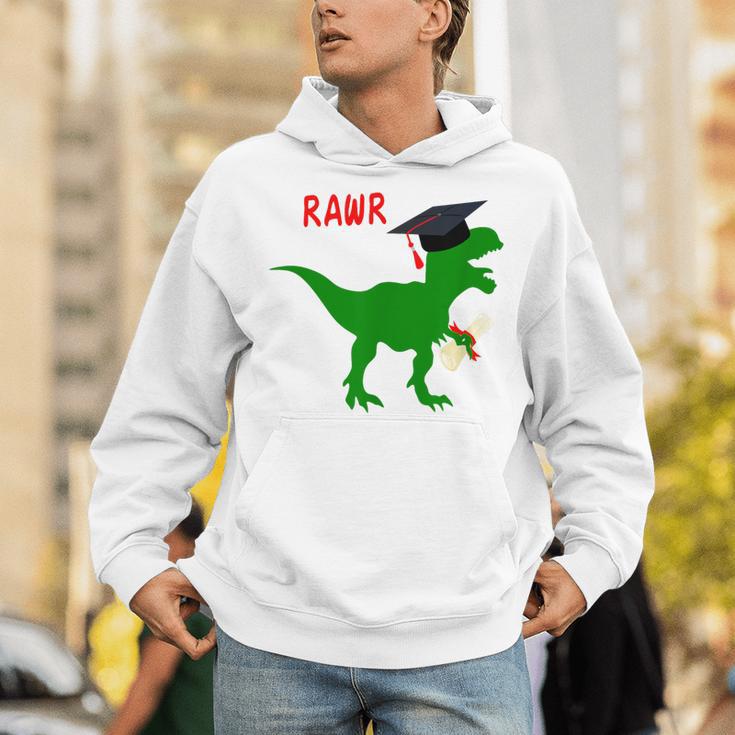 Dinosaur Rawr Diploma Graduate Graduation Unisex Hoodie