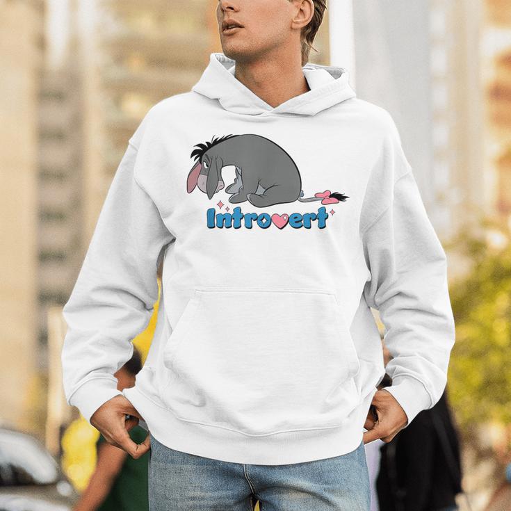 Disney Winnie The Pooh Introvert Eeyore Logo Unisex Hoodie