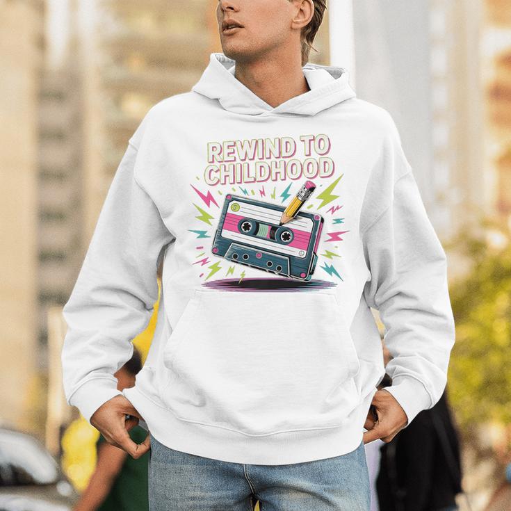 Elder Millennials Embracing 90s Rewind Nostalgia Vibes Premium Unisex Hoodie Elder Millennials Embracing 90s Rewind Nostalgia Vibes Premium Unisex Hoodie