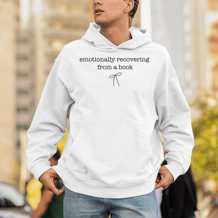 Emotionally Recovering From a Book Subtle Book Lover Unisex Hoodie