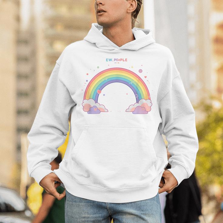 Ew People Antisocial Introvert Kawaii Sarcastic Unisex Hoodie