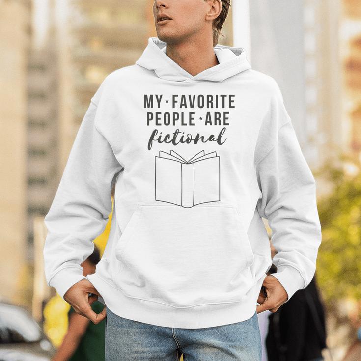 My Favorite People Are Fictional Book Reader Lover Unisex Hoodie