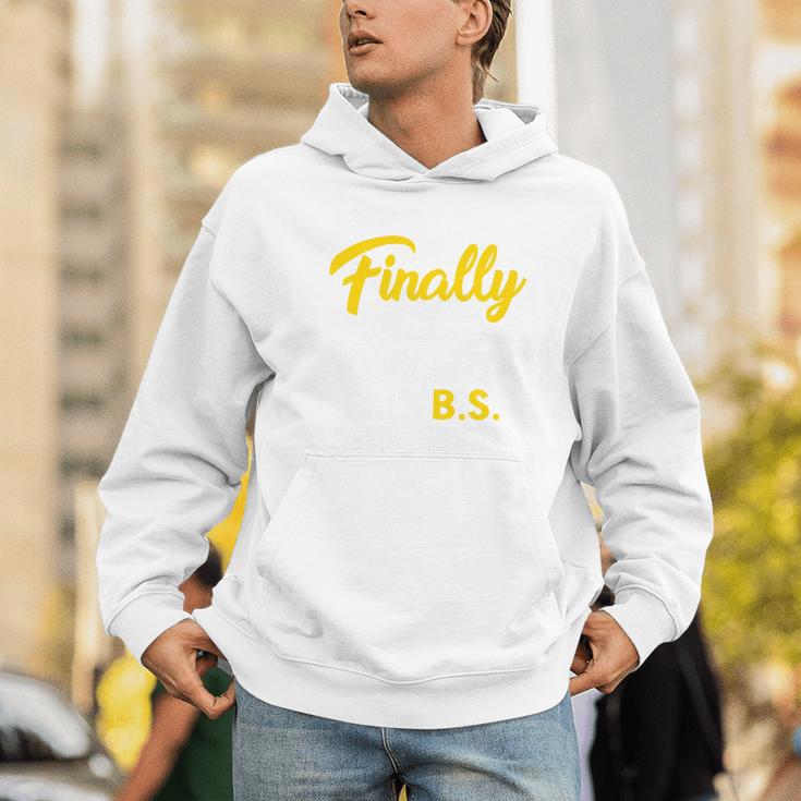 Finally Done With This BS Class Of 2025 College Graduation Premium Tri-Blend Unisex Hoodie