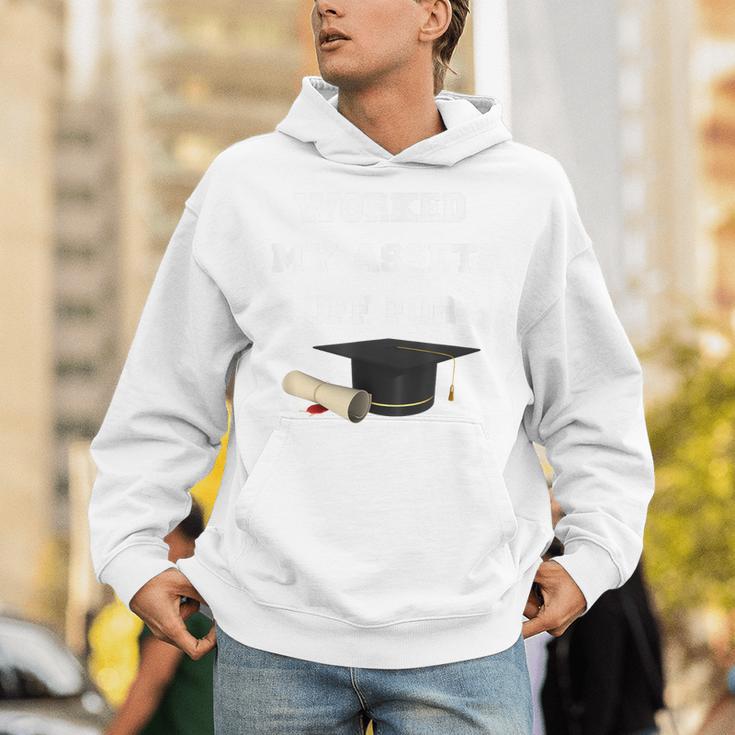 Finance Accounting Graduation Shirt Worked My Assets Off Unisex Hoodie