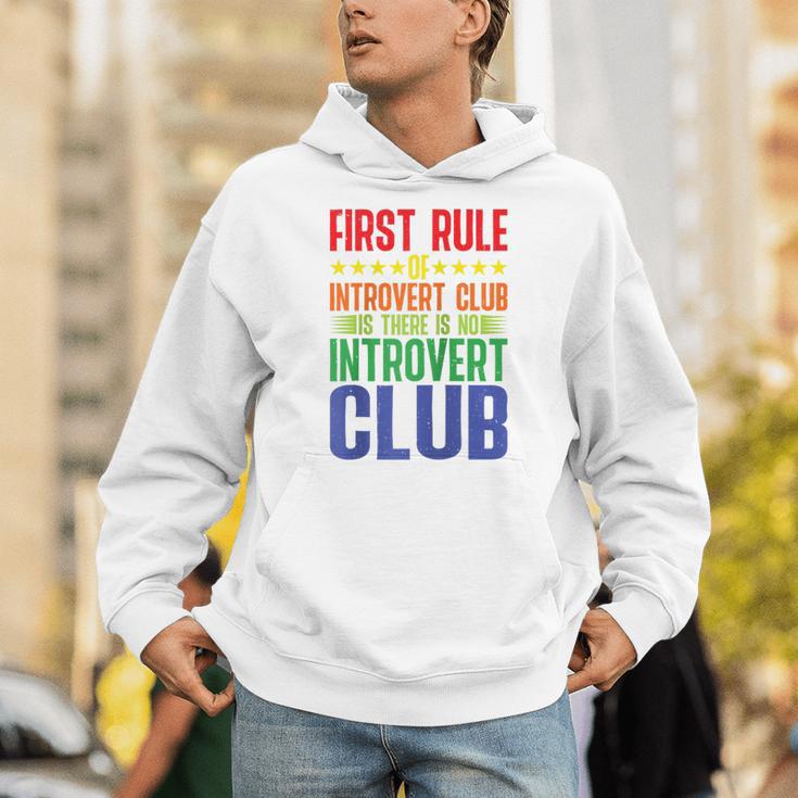 First Rule Of Introvert Club Is There Is No Introvert Club Raglan Baseball Tee Unisex Hoodie First Rule Of Introvert Club Is There Is No Introvert Club Raglan Baseball Tee Unisex Hoodie