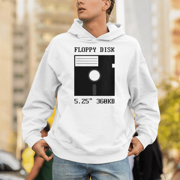 Floppy Disk Computer Nostalgia Fun PC Enthusiast History Unisex Hoodie