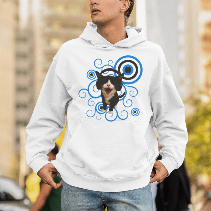 Frutiger Aero Cat Meme Headphone Kitty Cat Lover Unisex Hoodie Frutiger Aero Cat Meme Headphone Kitty Cat Lover Unisex Hoodie