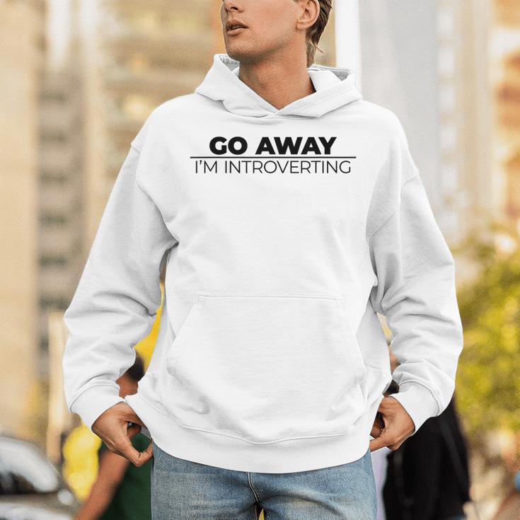 Go Away I'm Introverting Unisex Hoodie Go Away I'm Introverting Unisex Hoodie