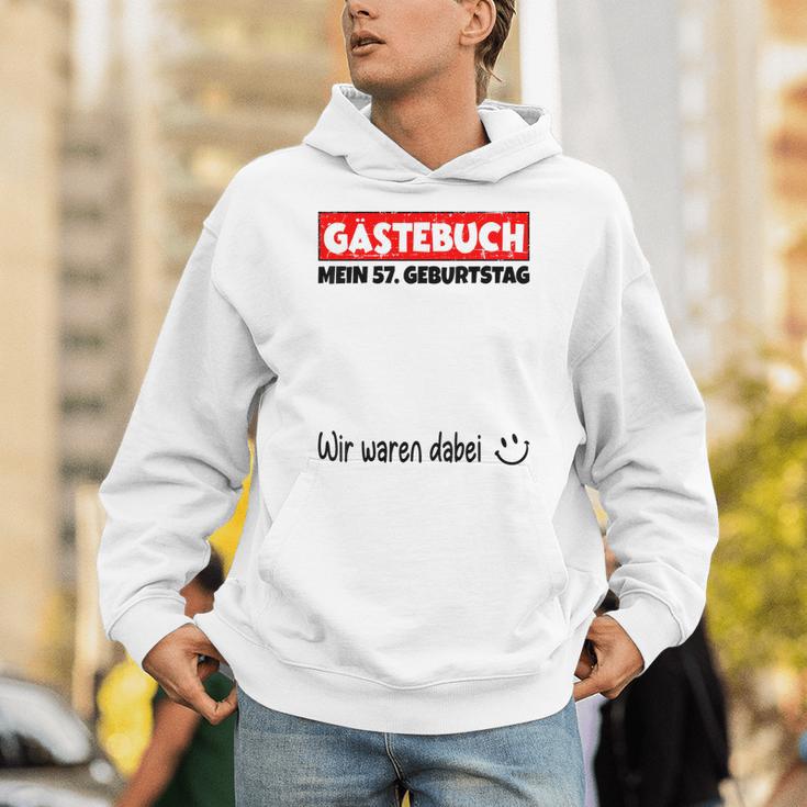 Guest Book Wir Waren Dabei Mein 57 Geburtstag German Unisex Hoodie Guest Book Wir Waren Dabei Mein 57 Geburtstag German Unisex Hoodie