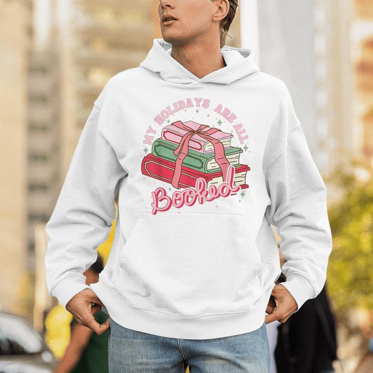 My Holidays Are All Booked Christmas Reading Books Bookish Unisex Hoodie