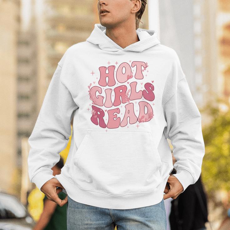 Hot Girls Read Cute Book Lover Reading Club Unisex Hoodie