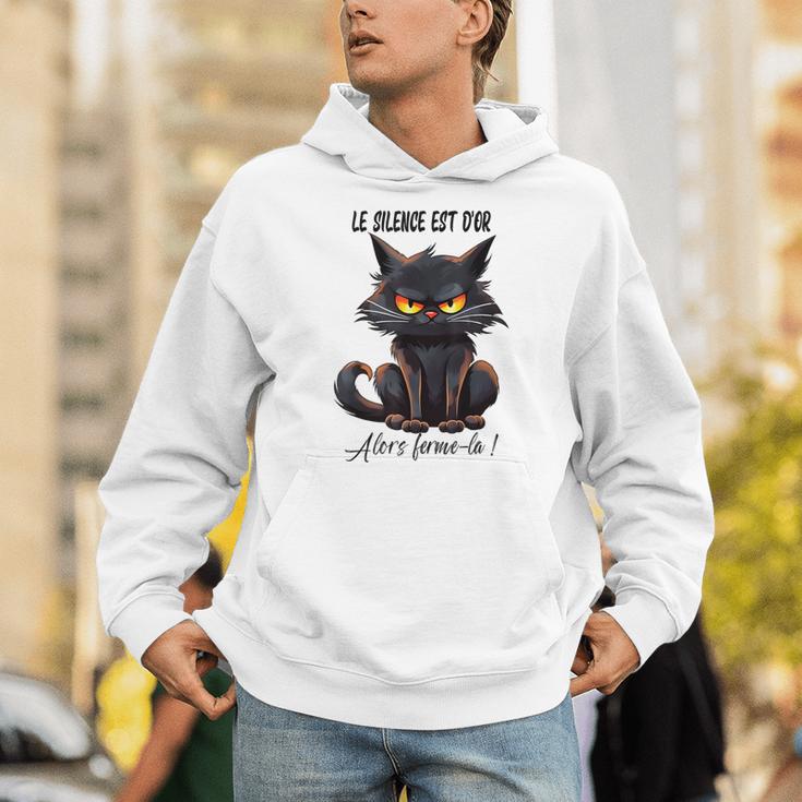 Humor Provocateur Sarcasm Closes The Silence Introvert Chat Unisex Hoodie