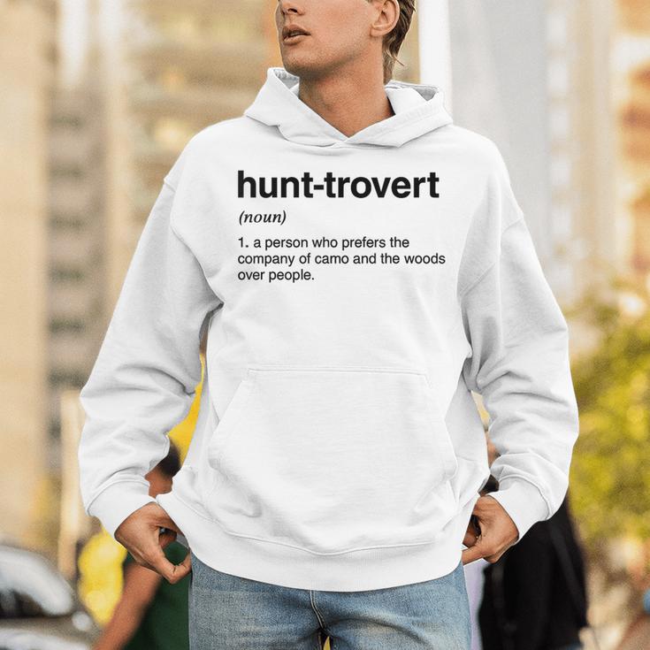 Hunt-Trovert Hunting Camo Woods Introvert Unisex Hoodie Hunt-Trovert Hunting Camo Woods Introvert Unisex Hoodie