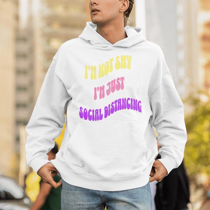I'm Just Social Distancing Introvert Funny Unisex Hoodie I'm Just Social Distancing Introvert Funny Unisex Hoodie