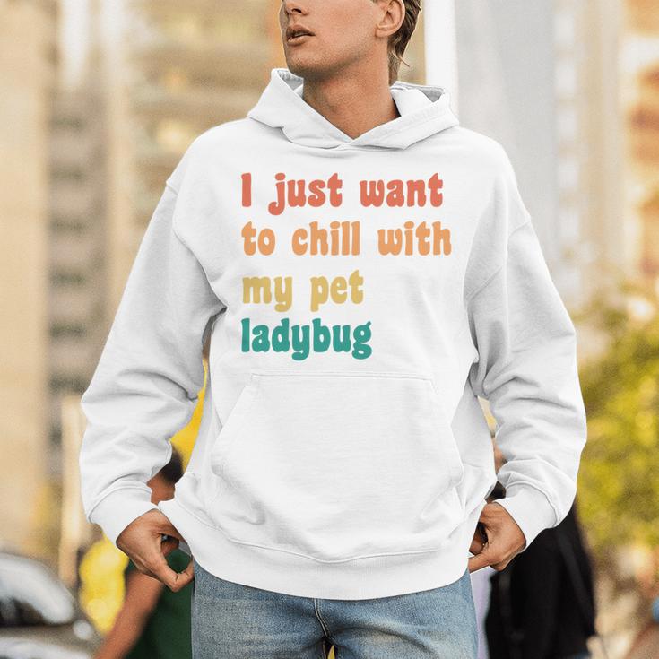 Introvert Pet Ladybug Mom Unisex Hoodie Introvert Pet Ladybug Mom Unisex Hoodie