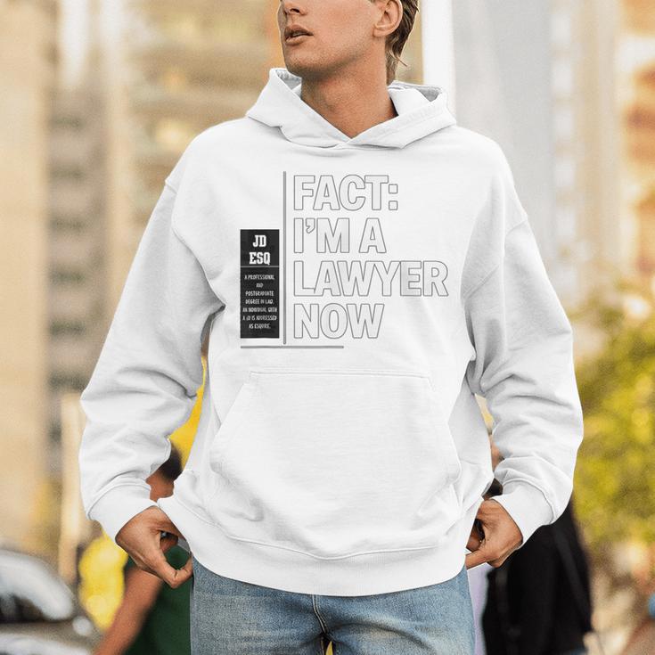 JD ESQ Law Graduate Fact I’m a Lawyer Now Graduation Unisex Hoodie