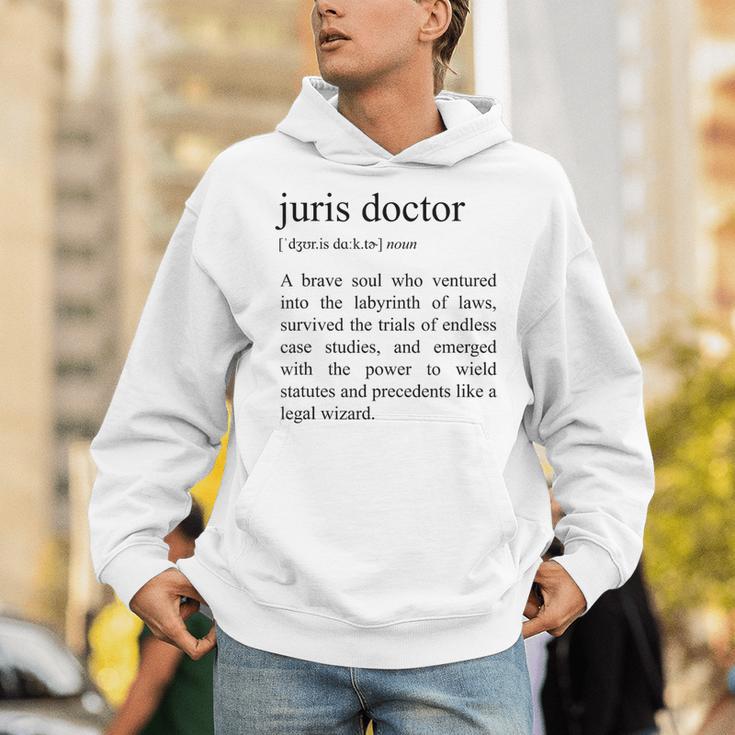 Juris Doctor Definition Law School Graduation Unisex Hoodie