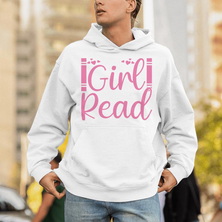 Just A Girl Who Loves To Read Book Lover Reading Books Unisex Hoodie