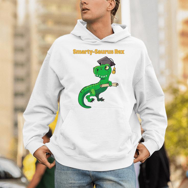 Kids Cute Graduation Dinosaur Smarty Saurus Kinder VPK Pre-k Grad Unisex Hoodie